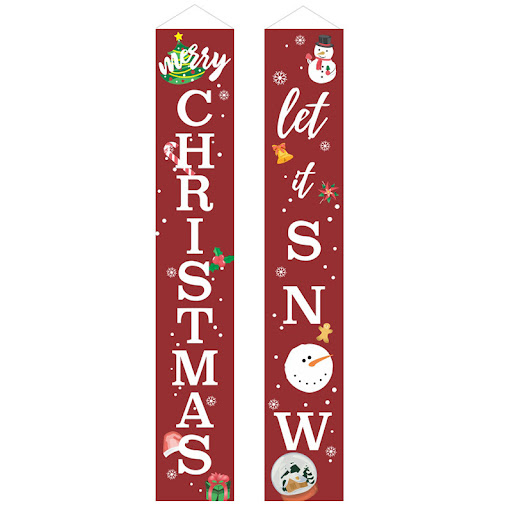 Title 28, Christmas curtain couplet Decorate your home wi...