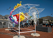 'A Fish Named Faithful' is collecting plastic  at the V&A Waterfront in Cape Town  as part of Plastic Free July. 