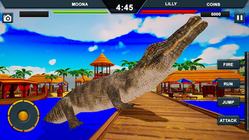 Crocodile Beach  City Attack Crocodile Simulator