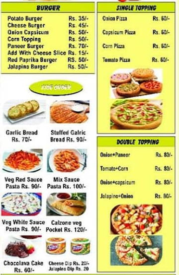 Italian Oven Pizza menu 