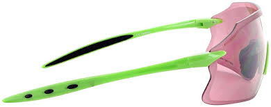 Optic Nerve Fixie PRO Sunglasses: Shiny Green with Rose Silver Flash Lens alternate image 1