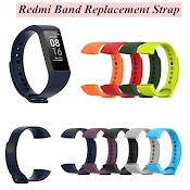 Dây Đeo Thay Thế Chất Liệu Silicon Màu Trơn Cho Xiaomi Mi Smart Band 4C