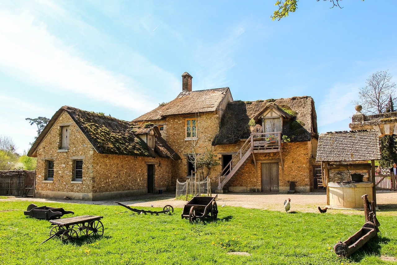 Old-fashioned farmhouse