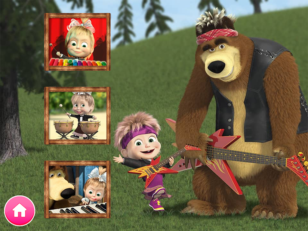   Masha and the Bear. Educational Games- 스크린샷 