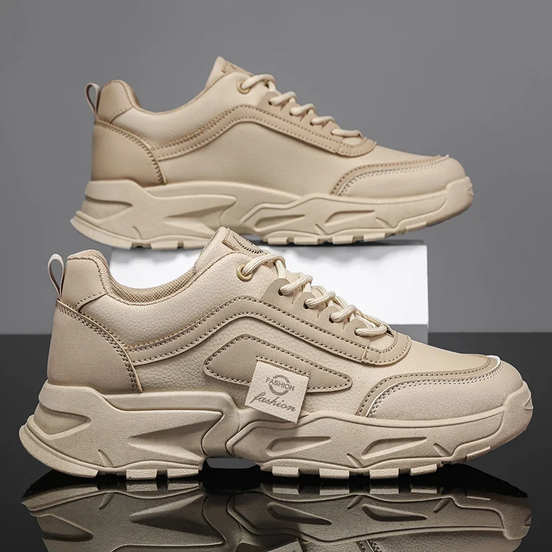 Sneakers outdoor in pelle impermeabili