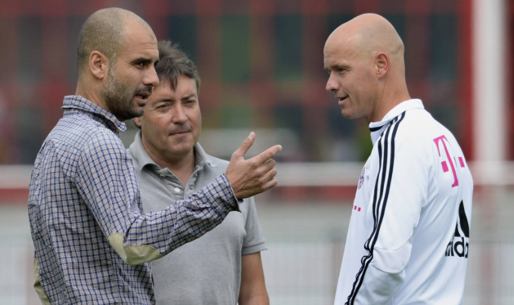 Curiously enough, Eric Ten Hag knows Pep Guardiola well: the Dutchman was coaching Bayern's your academy when Pep worked in Munich. 