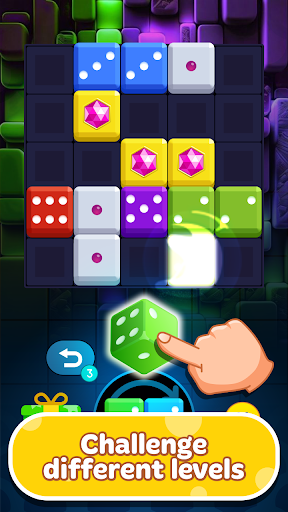 Screenshot Dice Puzzle - Merge color