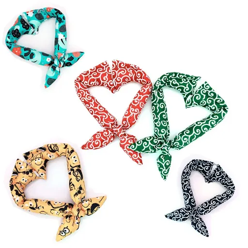 Dog Bandanas Akita Shiba Scarf Soft Collar Washable Bow Accessories Japanese farmhouse Style Cotton dogs Bibs Pet Fashio