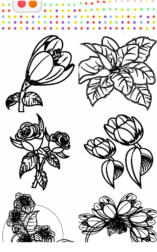 Flower Coloring Book