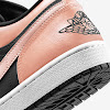 air jordan 1 low black / white / arctic orange