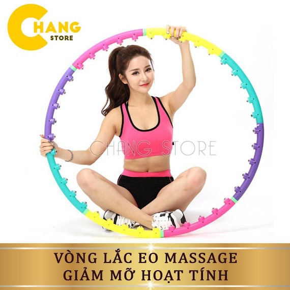 Vòng Lắc Eo Có Hạt Massage Giảm Mỡ Bụng An Toàn Hiệu Quả