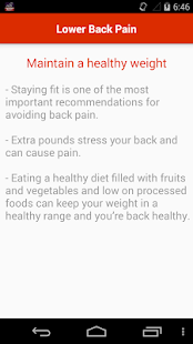 Back Pain Tips - náhled