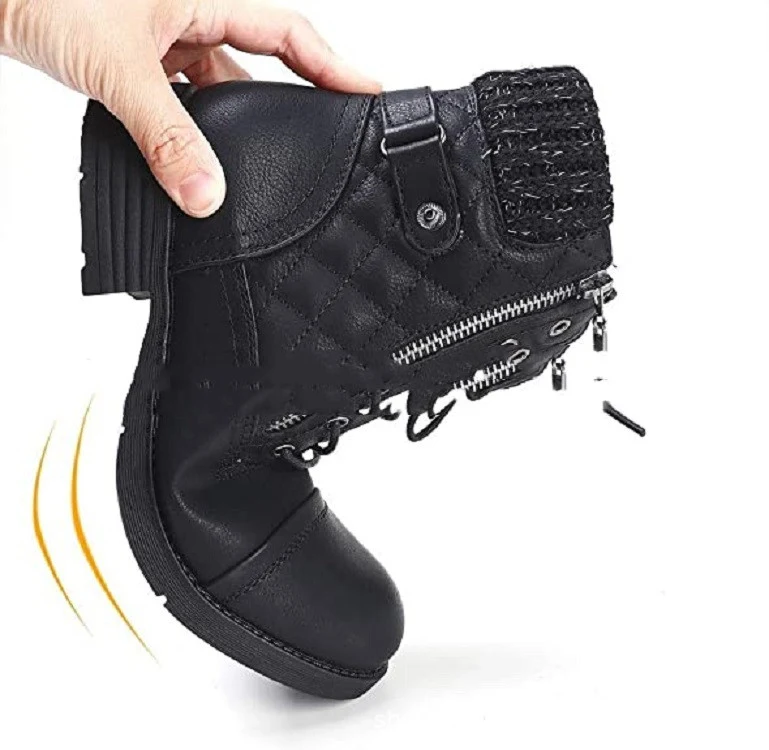 Title 5, Martin boots met veter en blote zijrits, stoere...