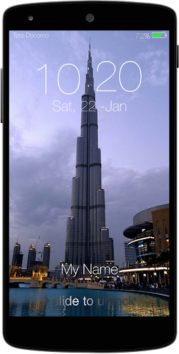 Dubai Keypad Lockscreen