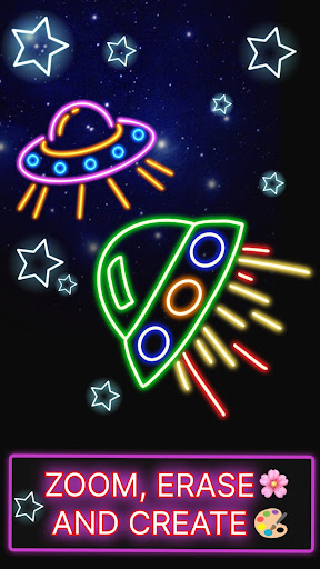 Screenshot Neon Doodle : Glow Art Drawing