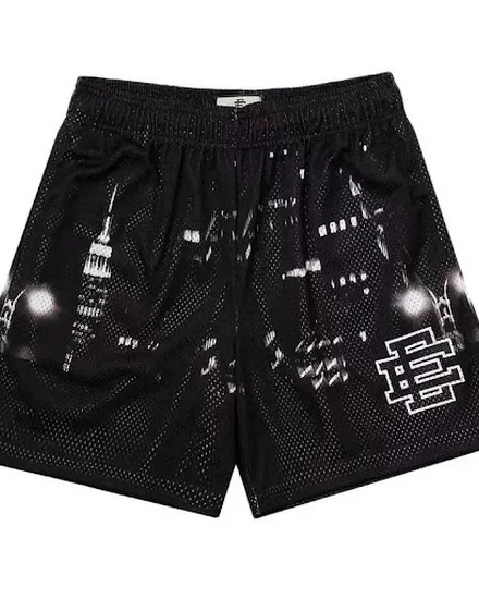 EE Basic Short NEW YORK CITY SKYLINE sports basketball sh... - 0