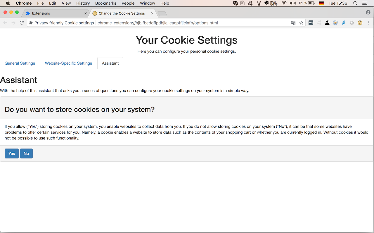 Privacy friendly Cookie settings Preview image 1