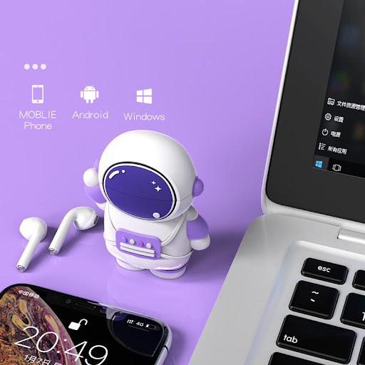 Title 4, Silicone Bluetooth Headset for Astronauts Secur...