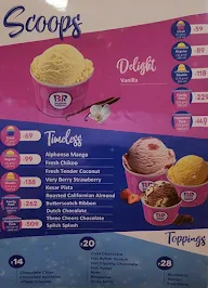 Baskin Robbins menu 7