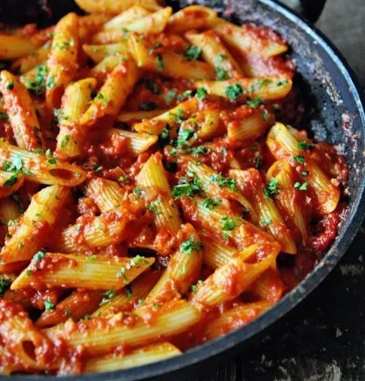 Non Veg Red Sauce Pasta