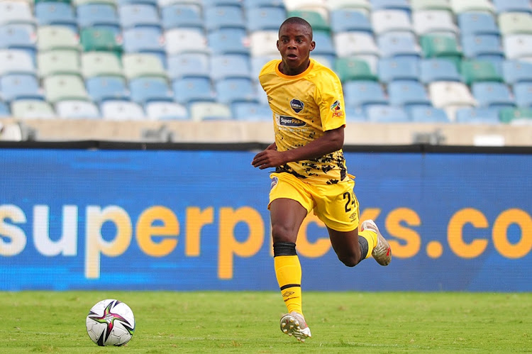 Luphumlo Sifumba turns out for Coastal United FC in the invitational DStv Compact Cup semifinal against Dinaledi at Moses Mabhida Stadium in Durban on January 22 2022.