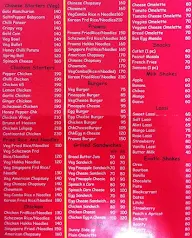 The Bangalore Cafe menu 2