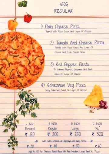 Laziz Pizza menu 