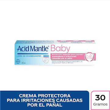 Crema Acid Mantle Baby Para Irritaciones Del Pañal x 30 gr  