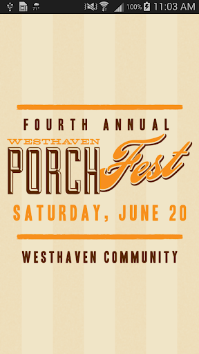 Westhaven Porchfest 2015