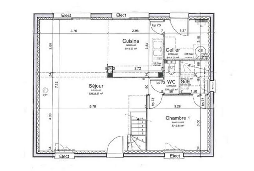  Vente Terrain + Maison - Terrain : 635m² - Maison : 114m² à Vaux-sur-Seine (78740) 