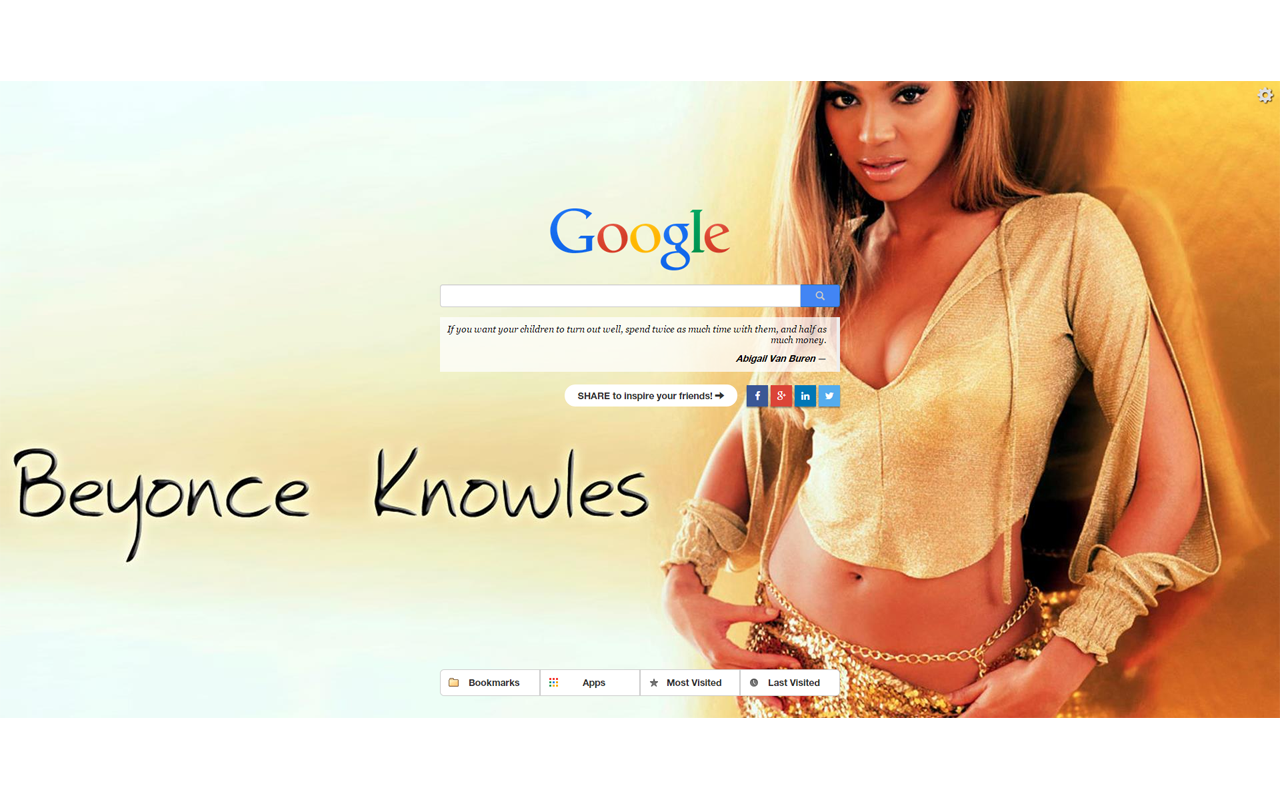 Beyonce New Tab Preview image 9