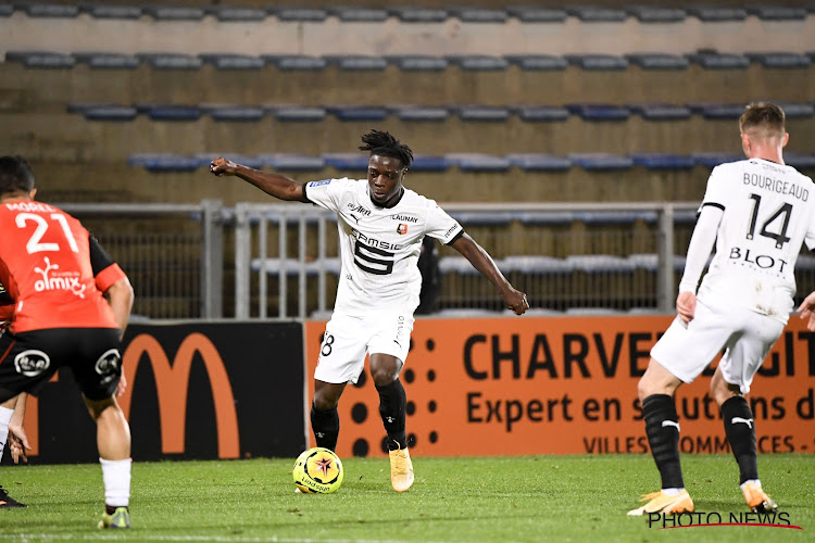 Ligue 1 : le Stade Rennais enchaîne à Lorient, Jérémy Doku encore décisif