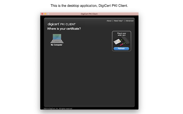 DigiCert Authentication Client Extension chrome extension