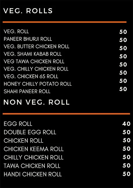 Meals@50 menu 