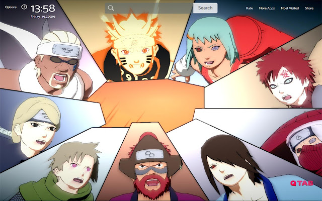 Naruto Collage Wallpapers HD Theme