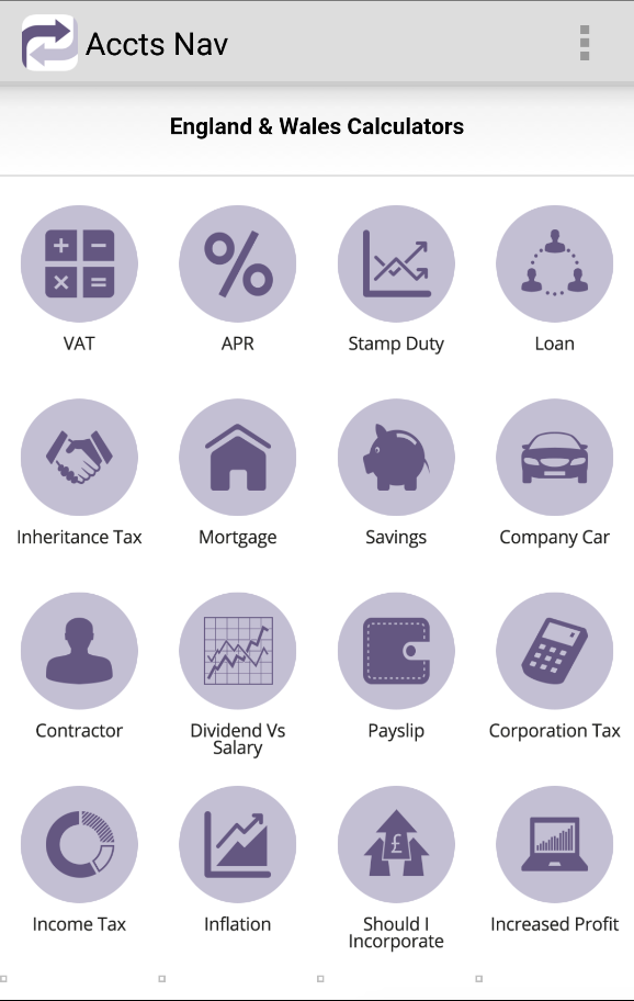 ACCOUNTS NAVIGATOR Screen 3