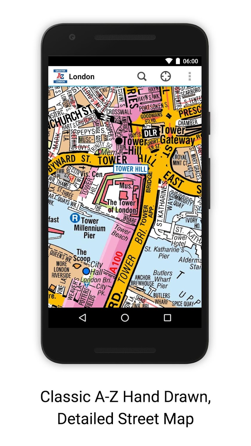 Greater London A-Z 2016 Screen 2