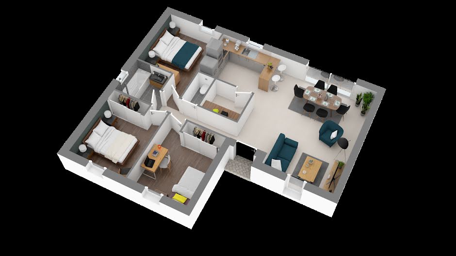 Vente maison neuve 4 pièces 76 m² à Langoiran (33550), 232 057 €