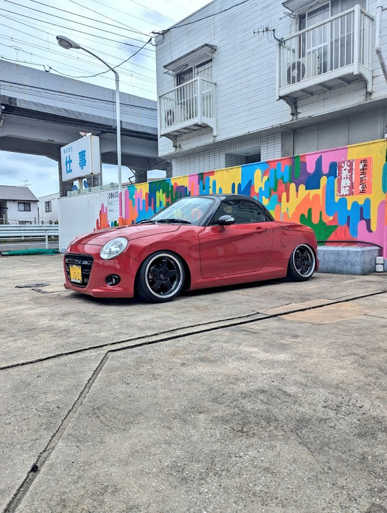 コペンのコペンセロ・カスタム・低床・static・086BASE.CAFEに関するカスタム事例の投稿画像1枚目