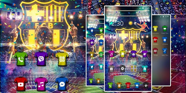 Football Bright Light Barcelona Theme - náhled