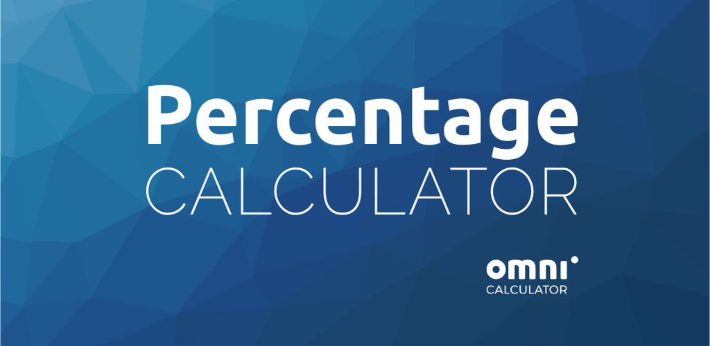 Percentage calculator. Omni calculator