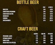 Factory - Pub, Bar & Brewery menu 4