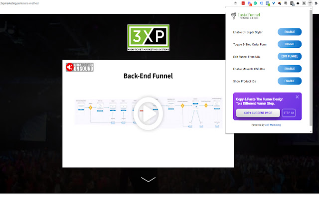 InstaFunnel Clickfunnels Cloner chrome extension