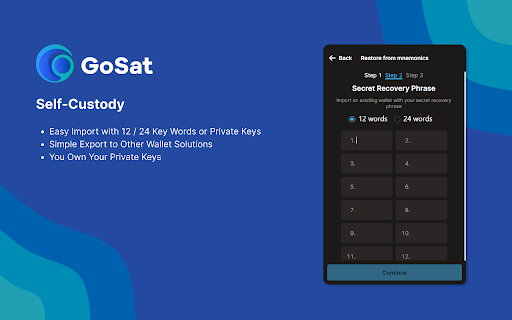 GoSat Wallet