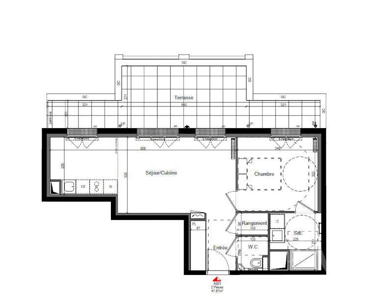 Vente appartement 2 pièces 47.87 m² à Clamart (92140), 394 800 €