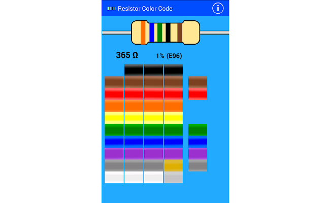 Resistor Color Code chrome extension