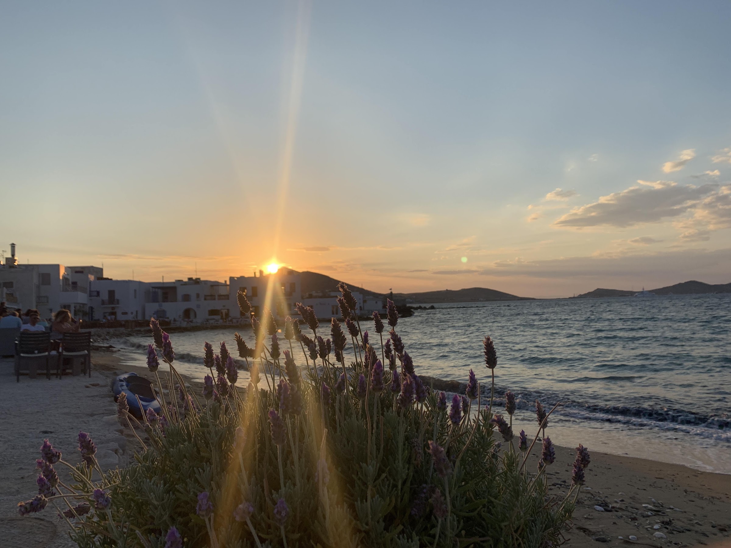 Sunset over the Greek Islands