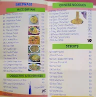 Brijwasi Restaurant menu 2