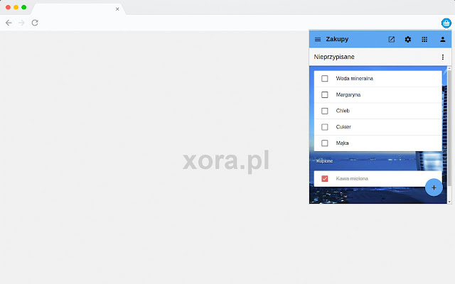 xora.pl, Zakupy