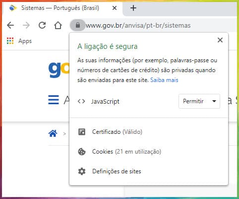 site seguro da anvisa